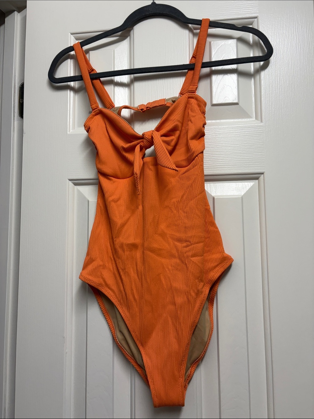 Old Navy Orange One-Piece Swimsuit with Front Tie